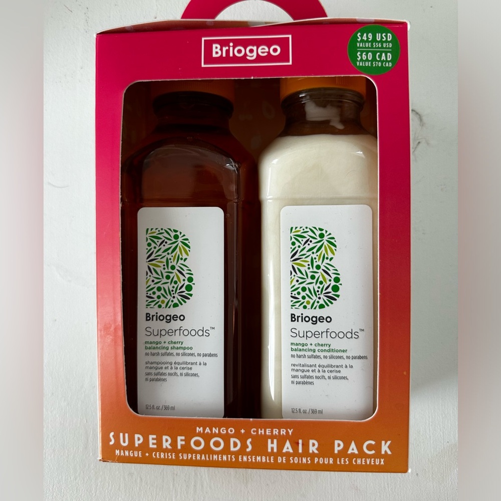 Briogeo superfoods shampoo and conditioner bundle
